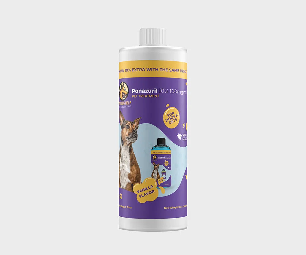 Ponazuril 10% Oral Suspension – Powerful Coccidia & Protozoa Treatment for Horses, Dogs, Goats & More